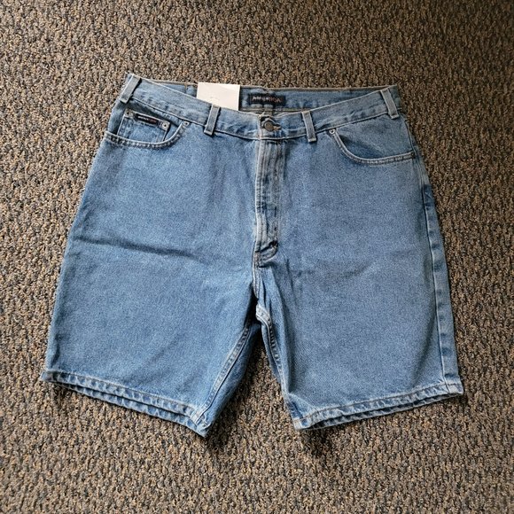 NWT Men's Perry Ellis 100% Cotton Denim Shorts Size 38 - Picture 5 of 8